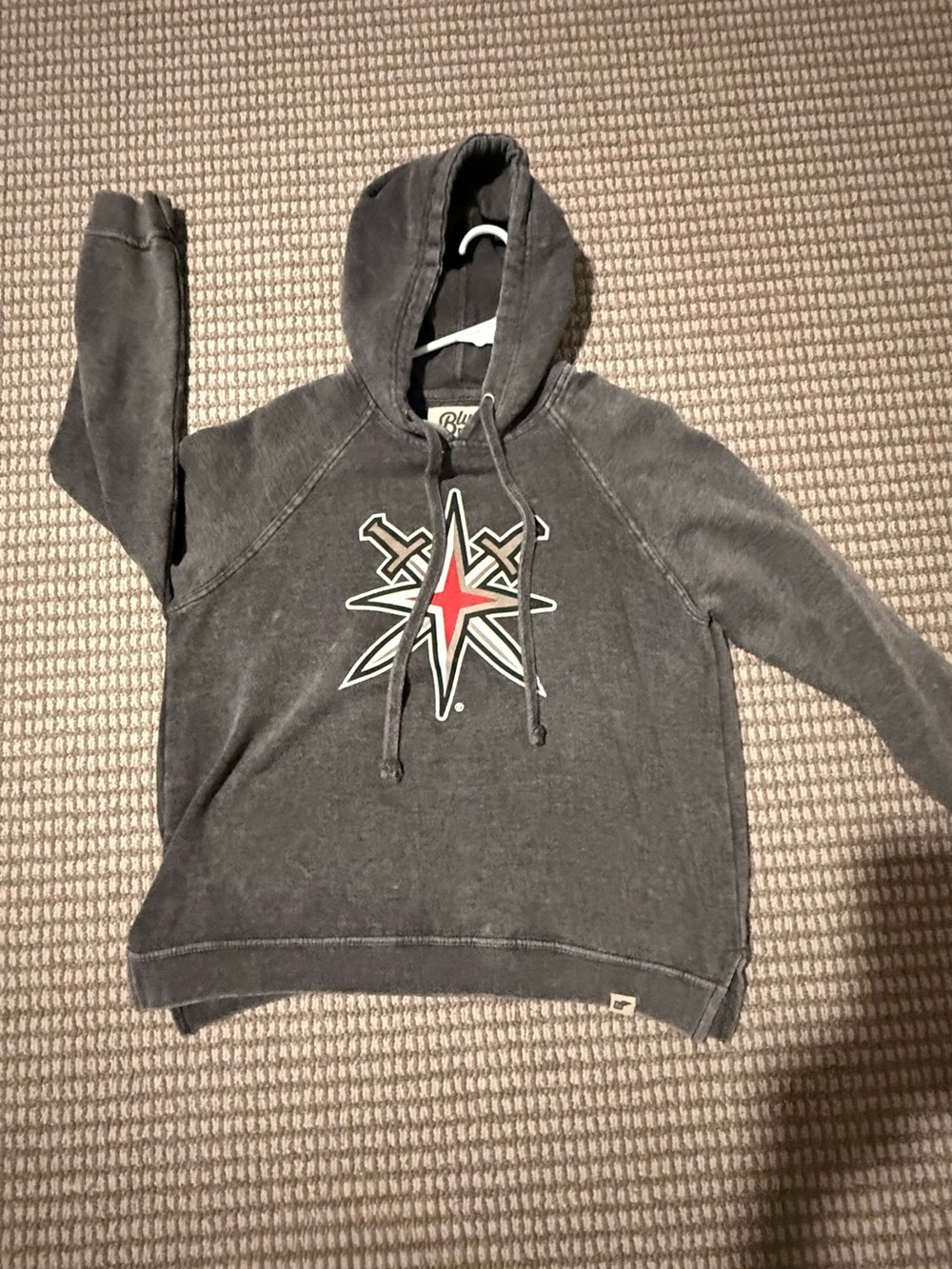 Vegas Golden Knights Blue 84 Gray Hooded Pullover